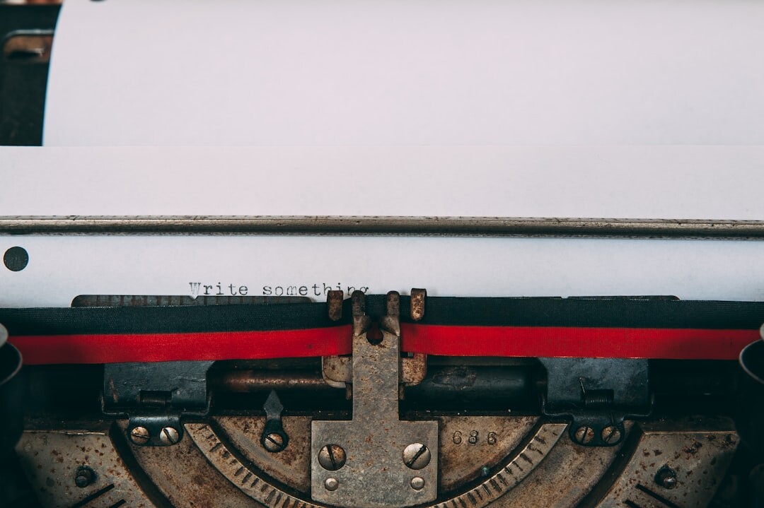 old typewriter machine
